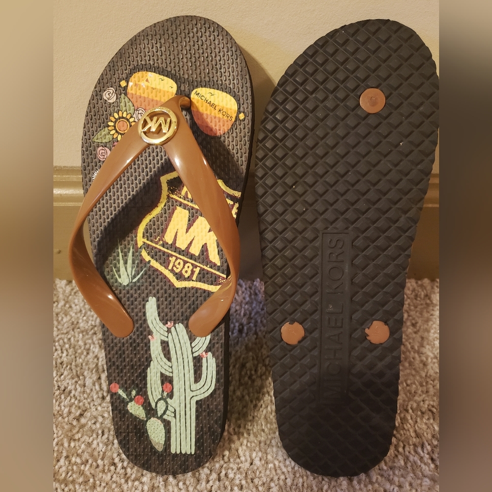Michael Kors Flip Flops Slides Sandals